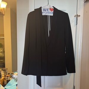 One button blazer, worn, once freshly dry, cleaned